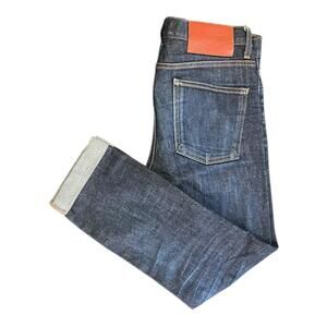 Naked & Famous Super Guy Jeans Selvedge Japanese Denim Men’s Size 31 Dark Wash